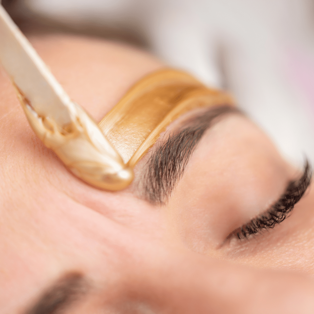 Professional eyebrow waxing and shaping at River Cottage Beauty Salon in Hamstreet, part of our precise hair removal Kent services.